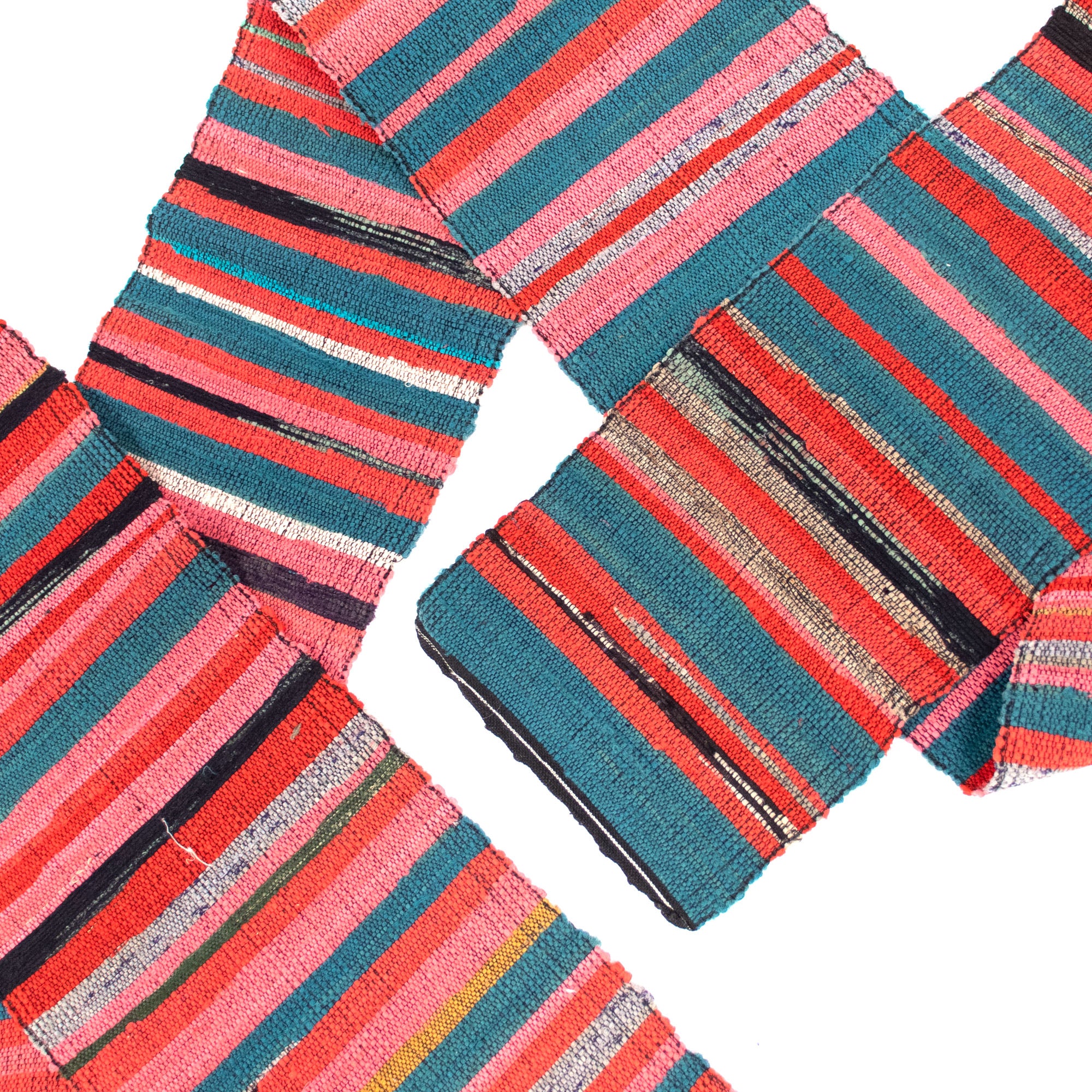 Sakiori Obi | Recycled Silk Upcycled Ragweave Belt