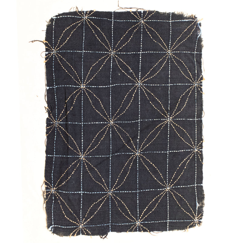 Indigo Sashiko Fragment