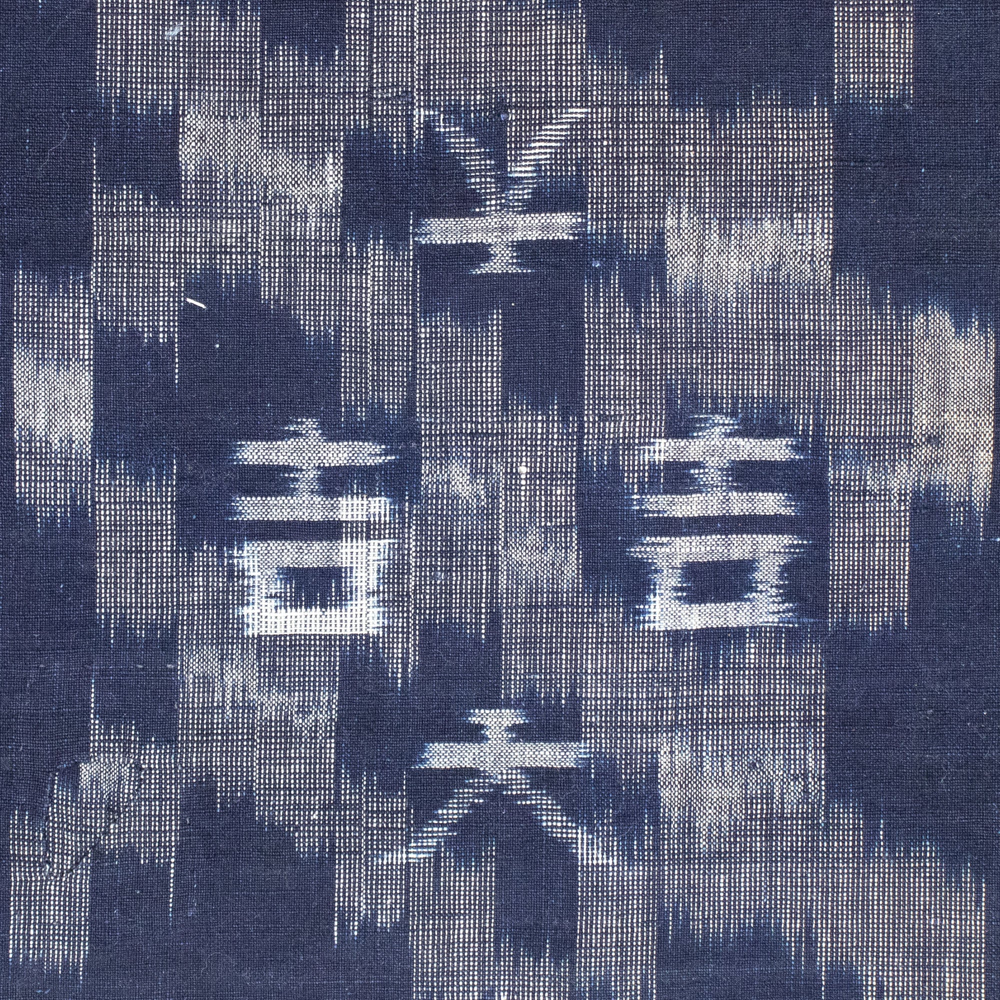 Japanese Indigo E-gasuri Daikichi Fragment