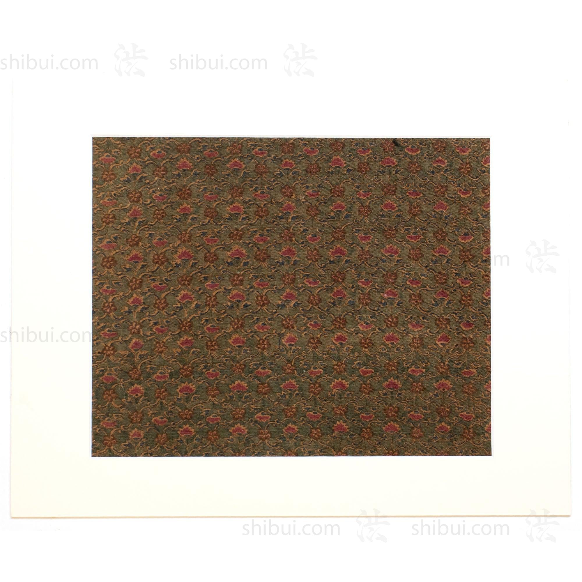 Japanese Meiji Wazasaras Chintz Textile Fragment