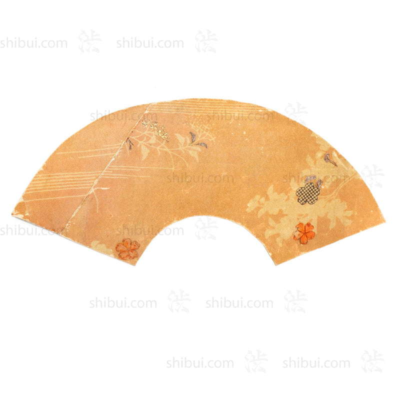Kimono Fabric Fan | Japanese Antique Fan