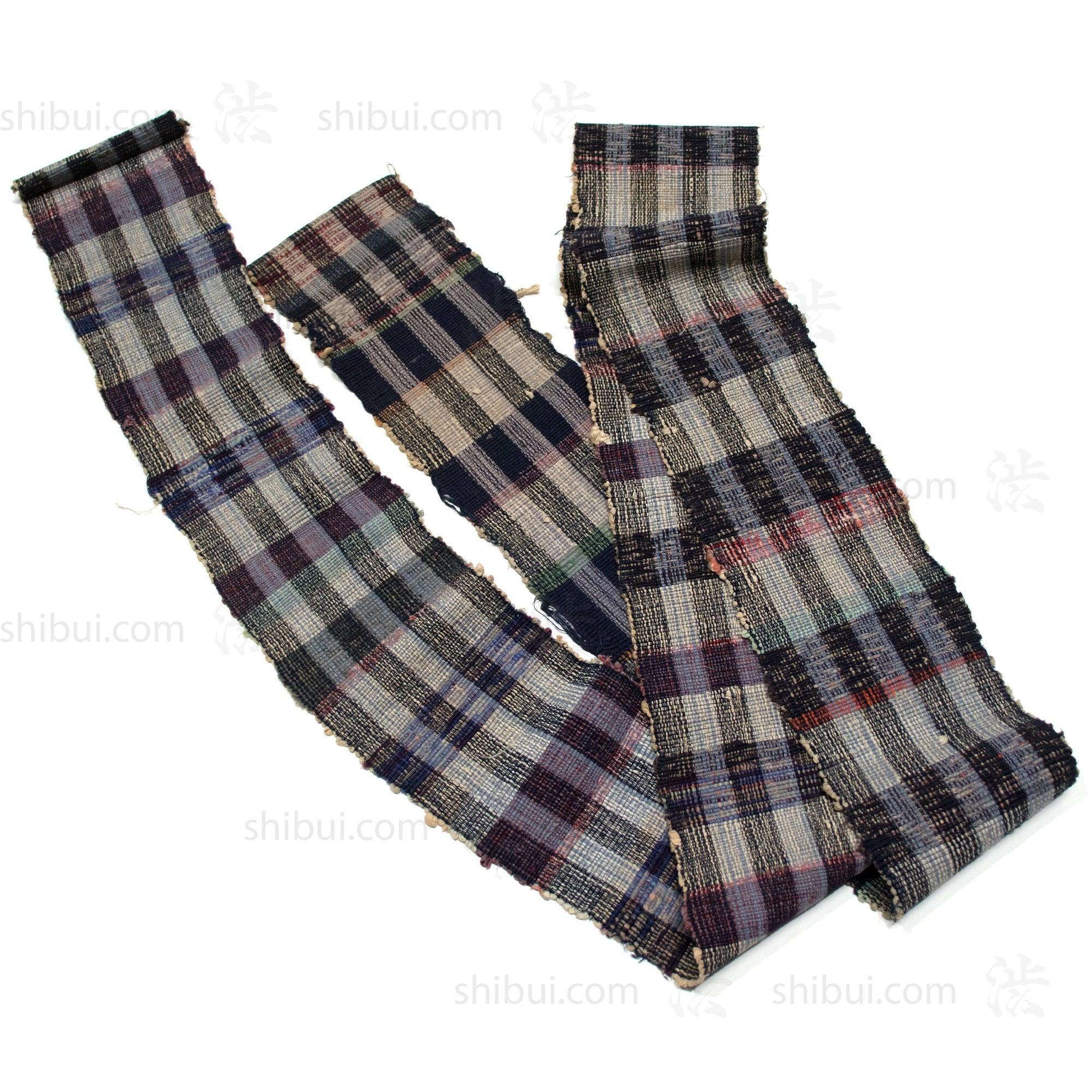 Sakiori Obi | Recycled Silk Upcycled Ragweave Belt