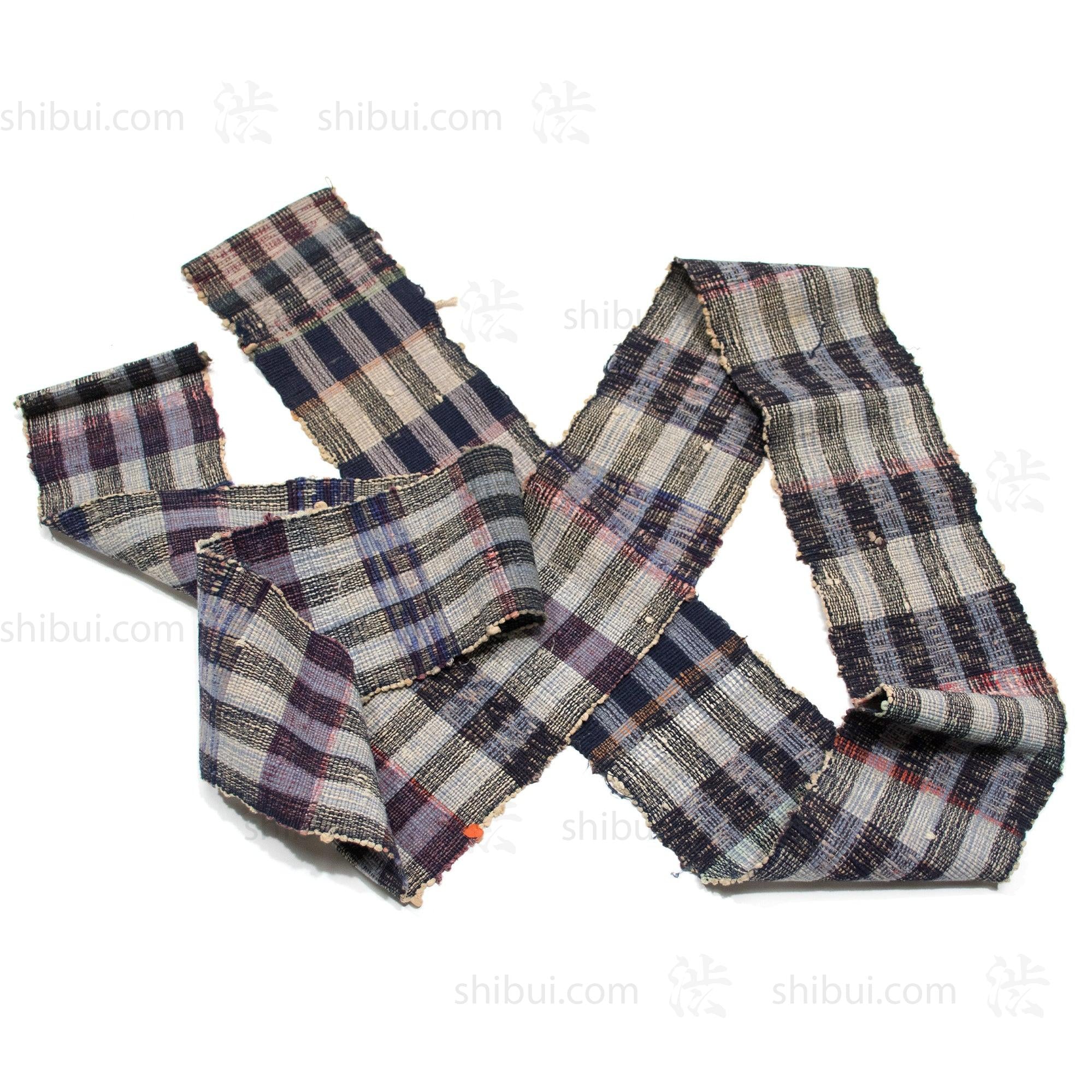 Sakiori Obi | Recycled Silk Upcycled Ragweave Belt