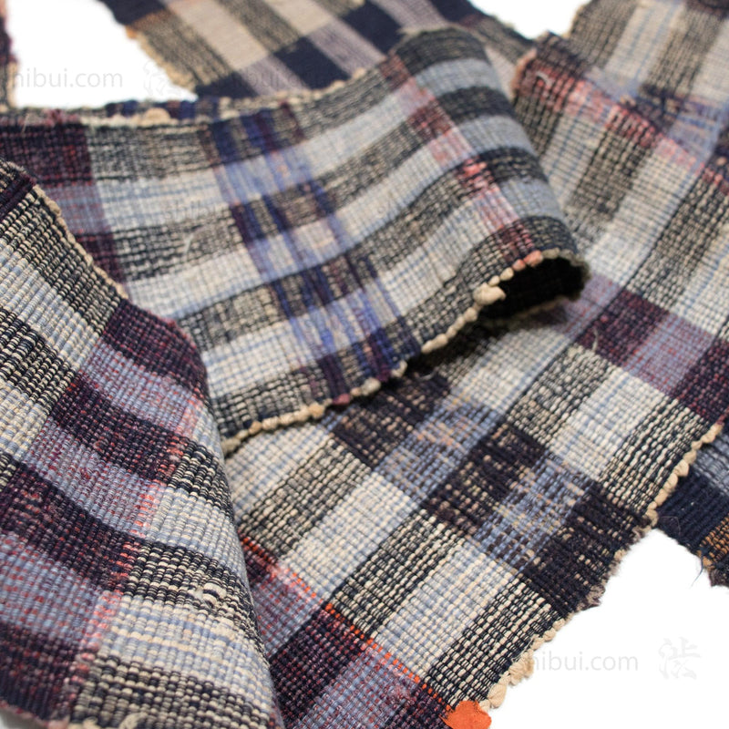 Sakiori Obi | Recycled Silk Upcycled Ragweave Belt