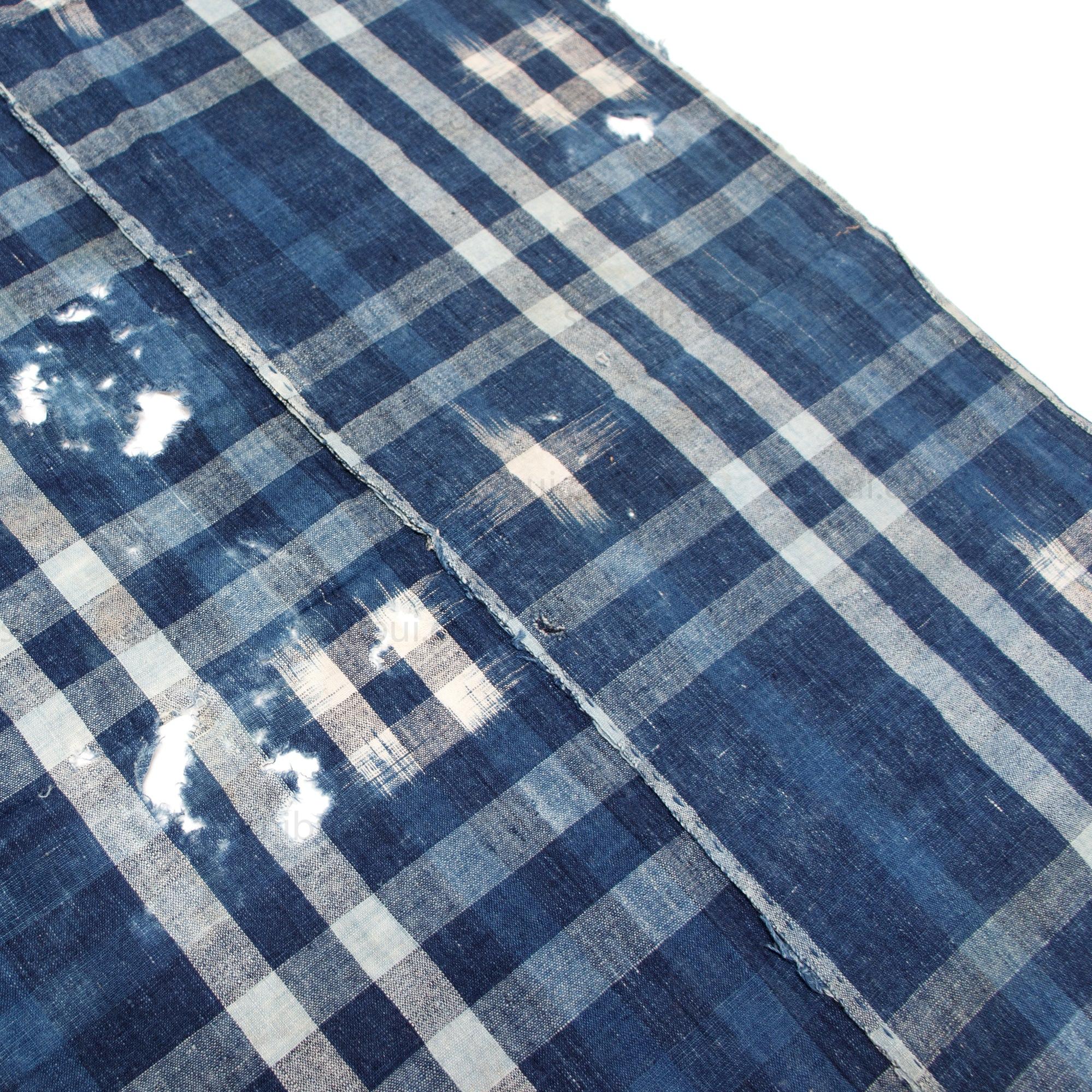 Japanese Indigo Kasuri Cotton Sheet