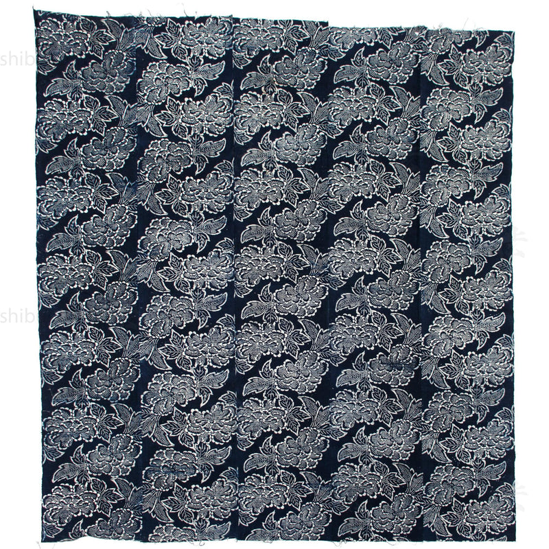 Japanese Indigo Cotton Katazome Sheet