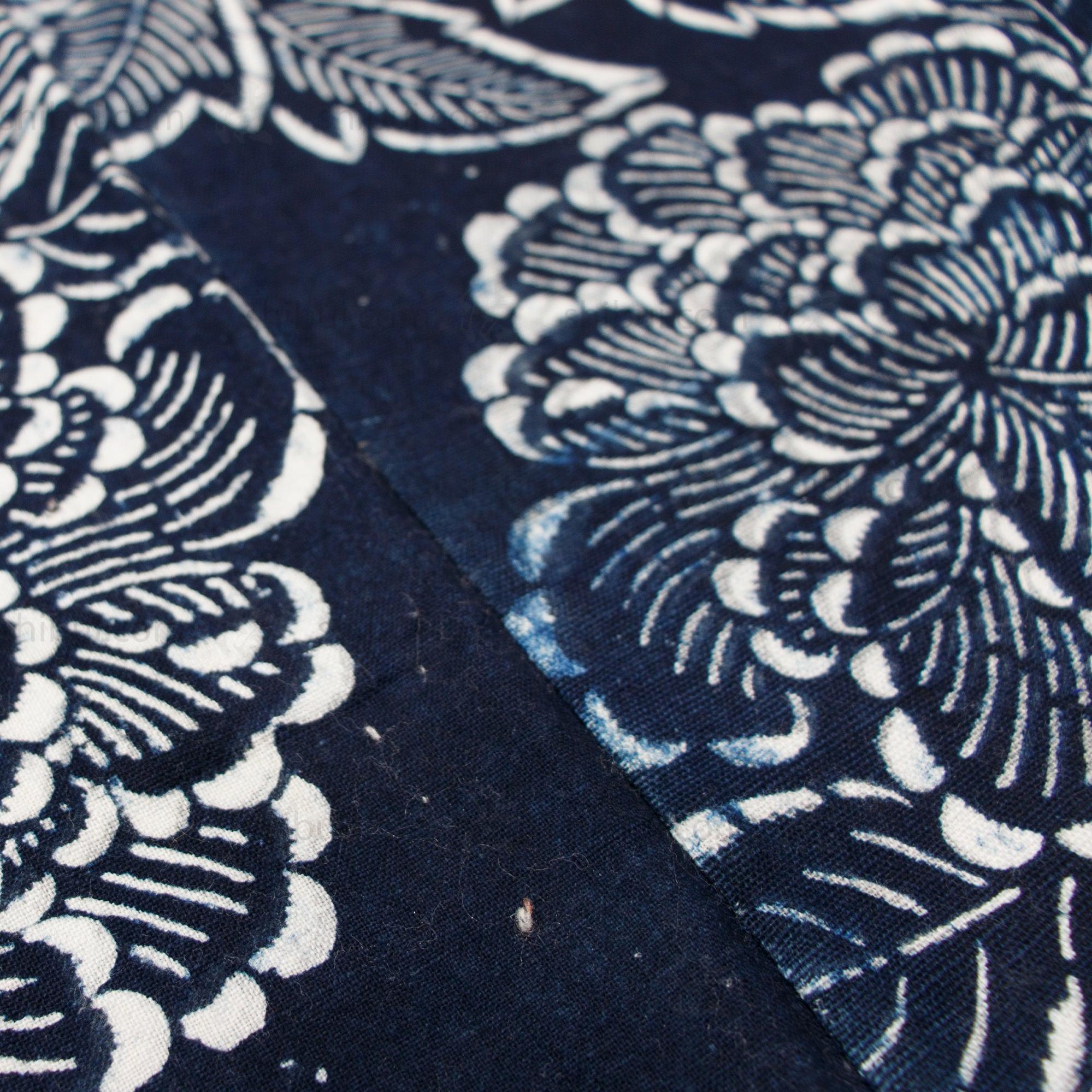 Japanese Indigo Cotton Katazome Sheet