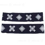 Snowflake Kasuri Textile Fragments | Japanese Indigo Cotton