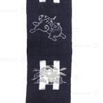 Tiger Kasuri Textile Fragment | Japanese Indigo Cotton