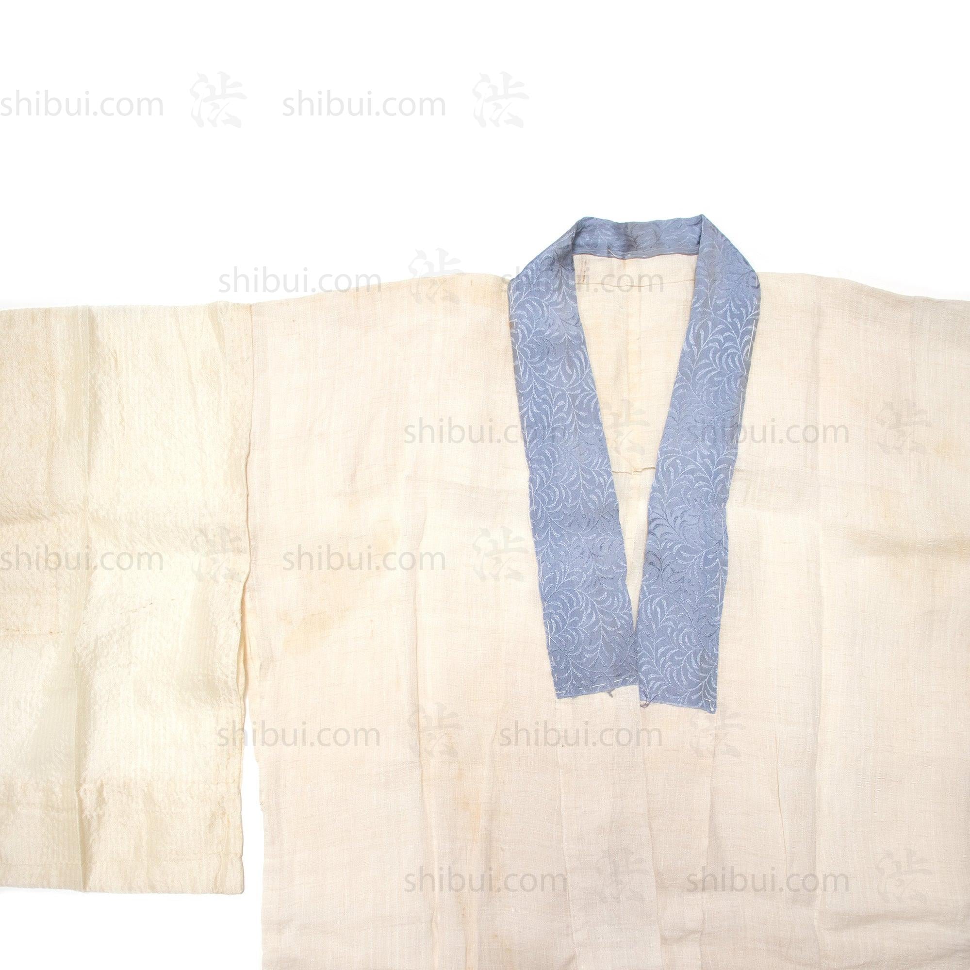 Vintage Linen & Silk Han Juban | Japanese Jacket