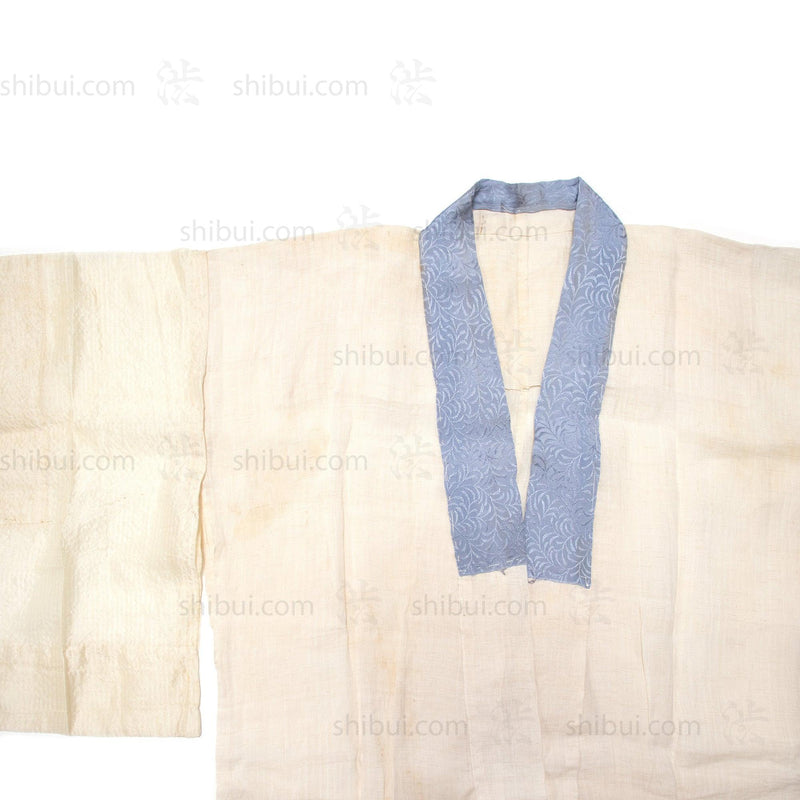 Vintage Linen & Silk Han Juban | Japanese Jacket