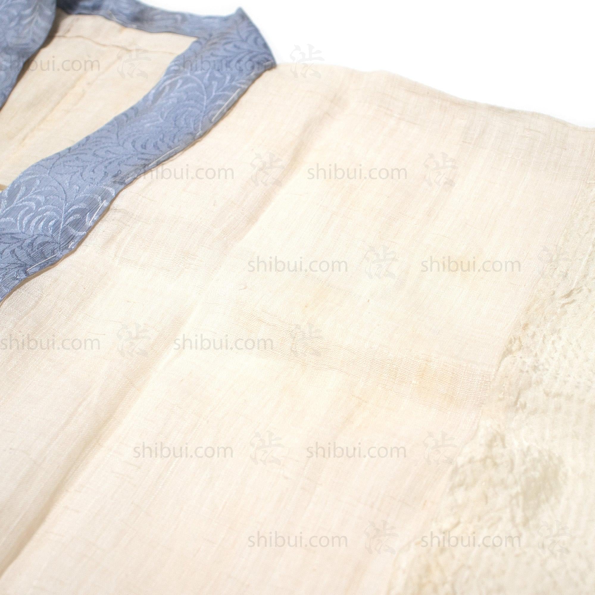 Vintage Linen & Silk Han Juban | Japanese Jacket