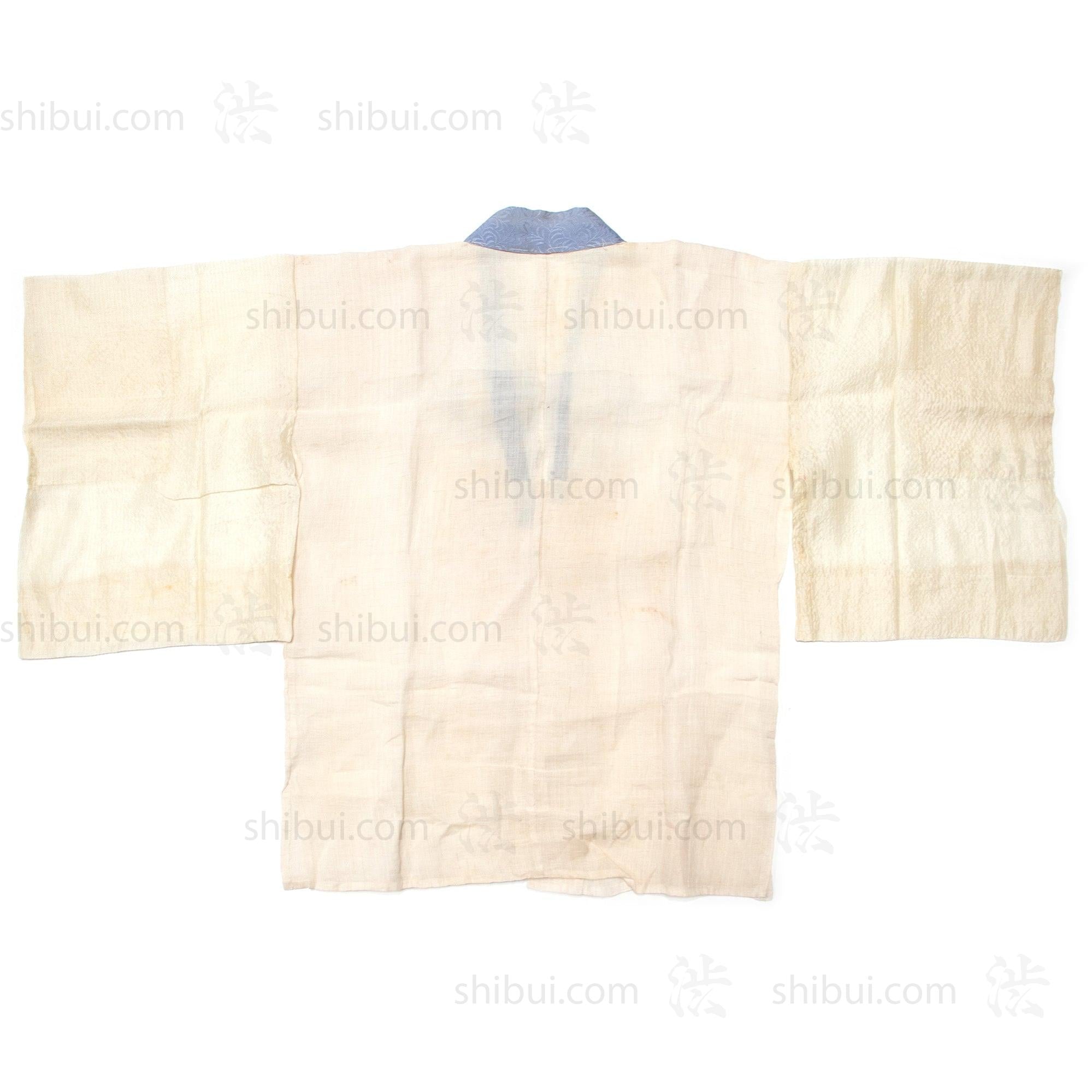 Vintage Linen & Silk Han Juban | Japanese Jacket