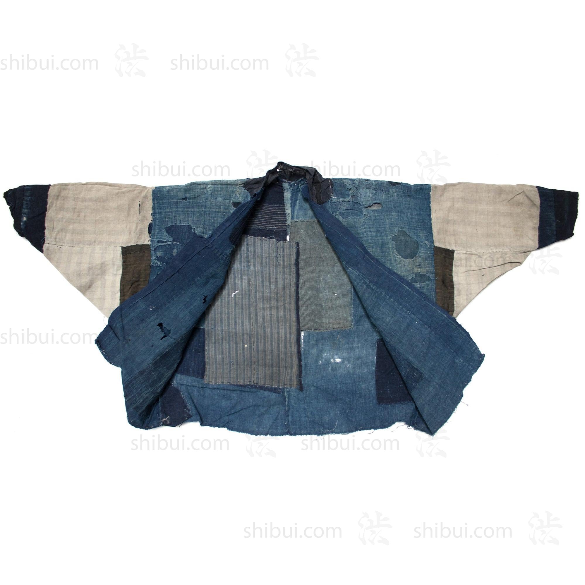Japanese Boro Indigo Short Coat
