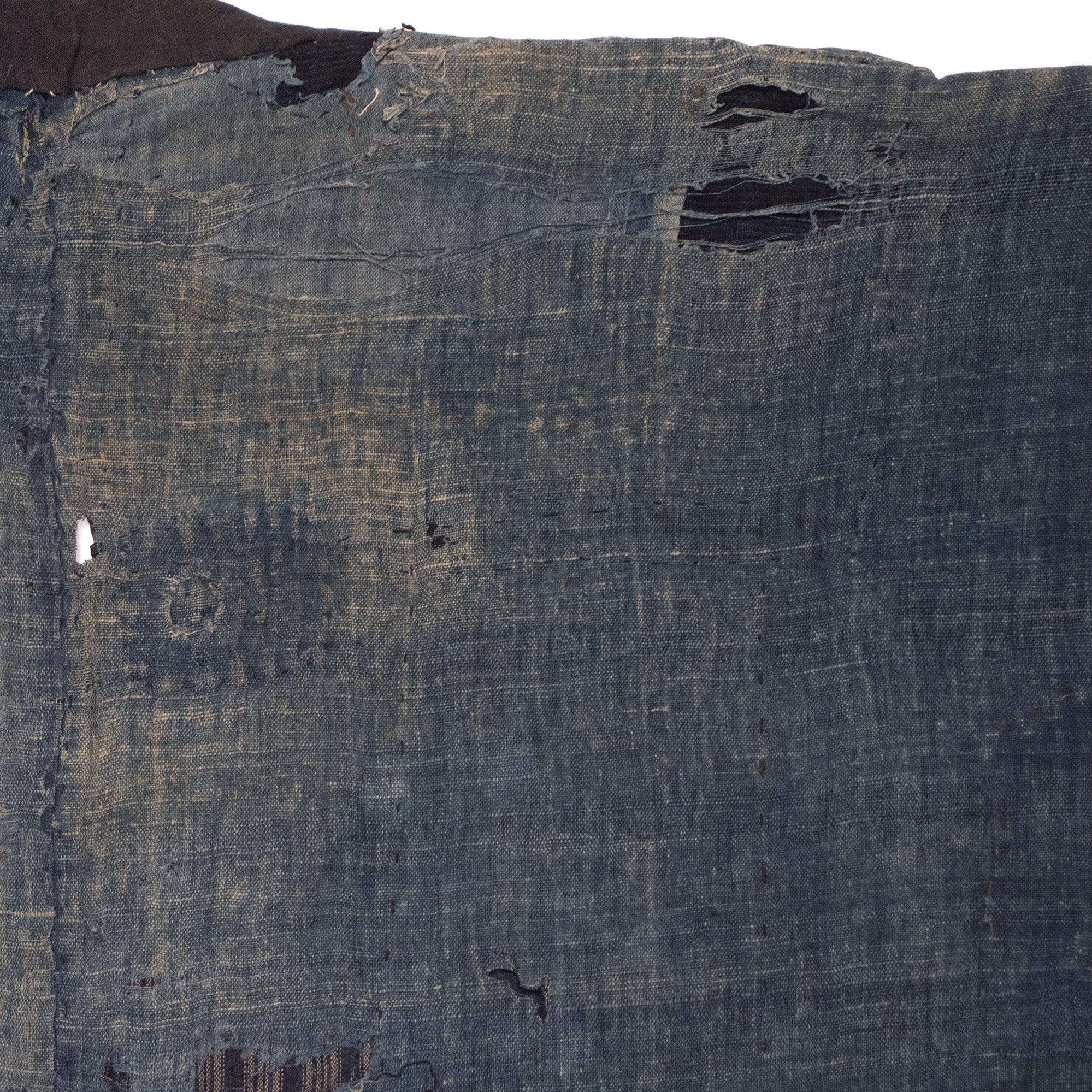 Japanese Boro Indigo Short Coat