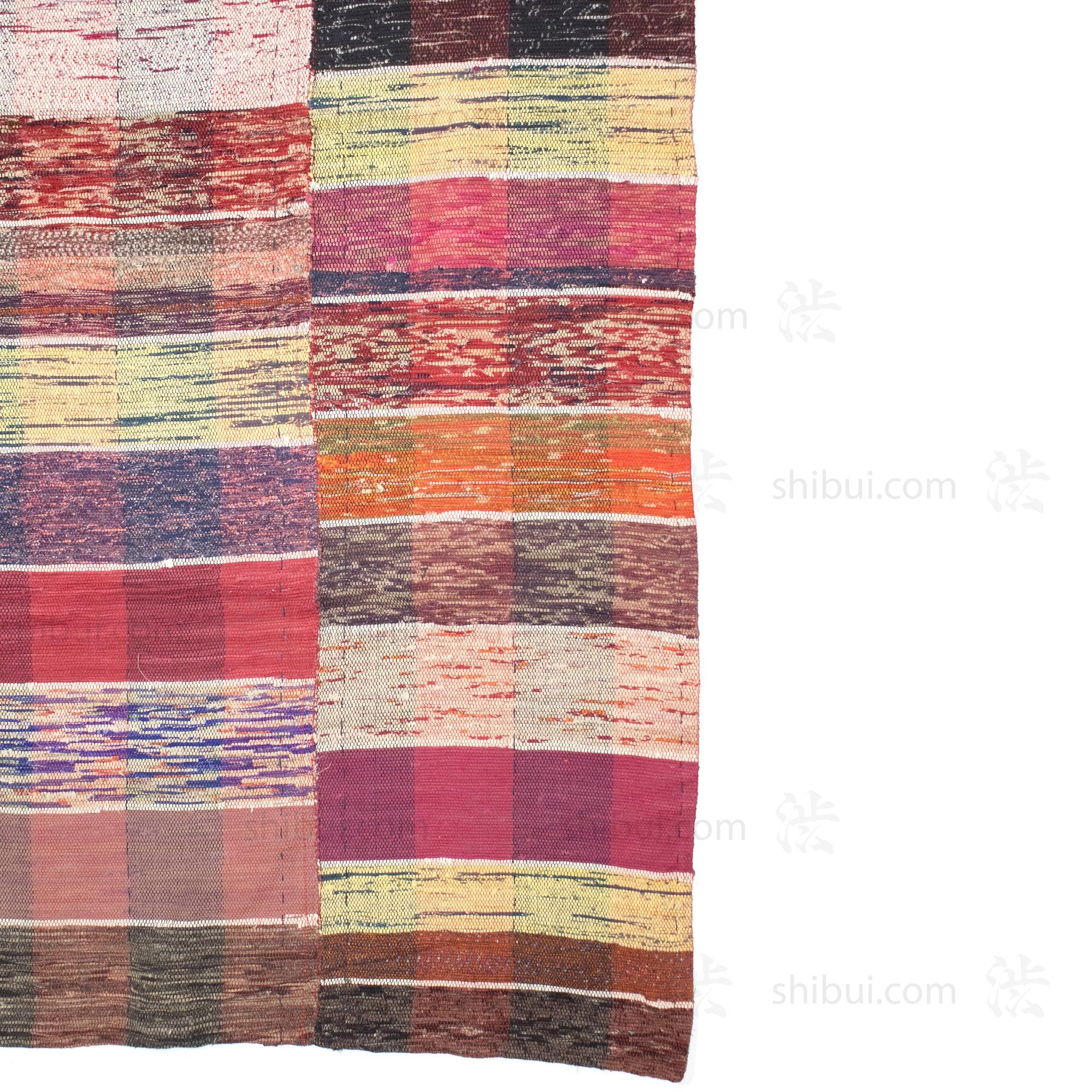 Sakiori Blanket |  Japanese Ragweave Folk Textile Recycling