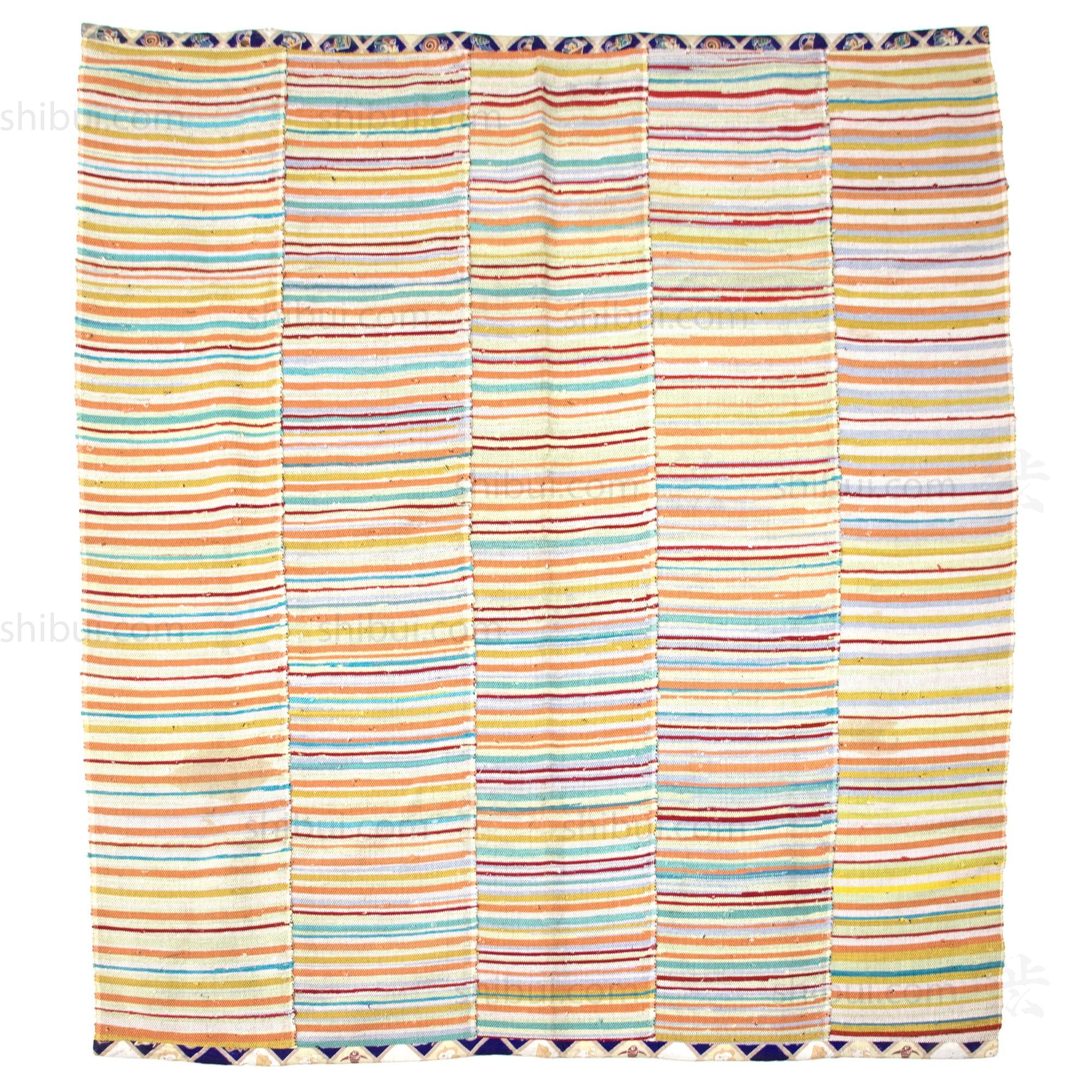 Sakiori Blanket |  Japanese Ragweave Folk Textile Recycling