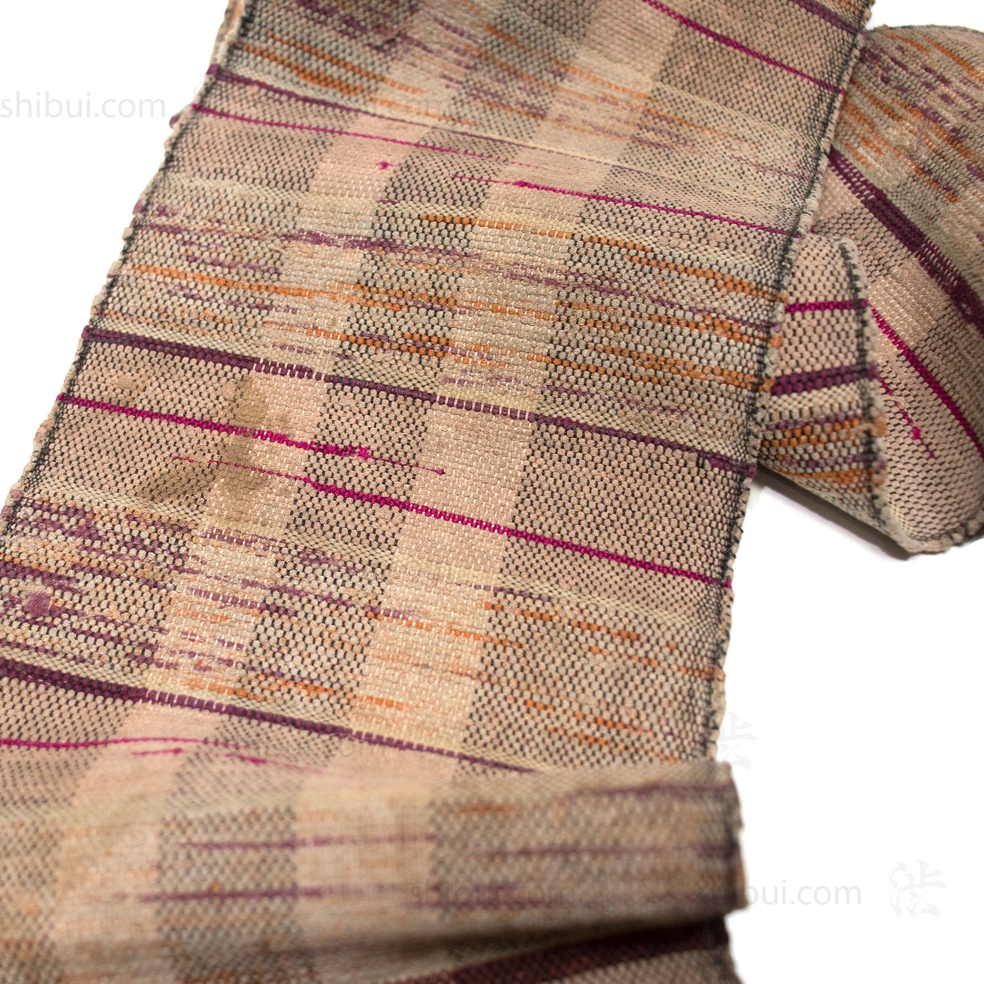 Sakiori Obi | Recycled Silk Upcycled Ragweave Belt