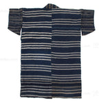 Japanese Boro Indigo Short Zanshiori Shima Coat