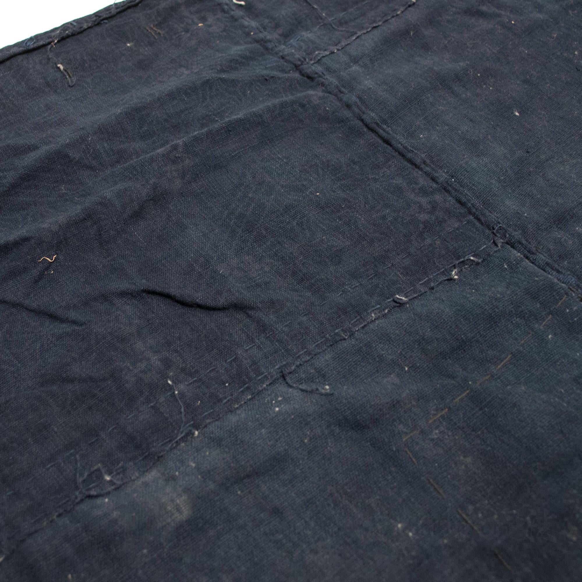 Boro Blanket with 3 panels | Japanese Indigo