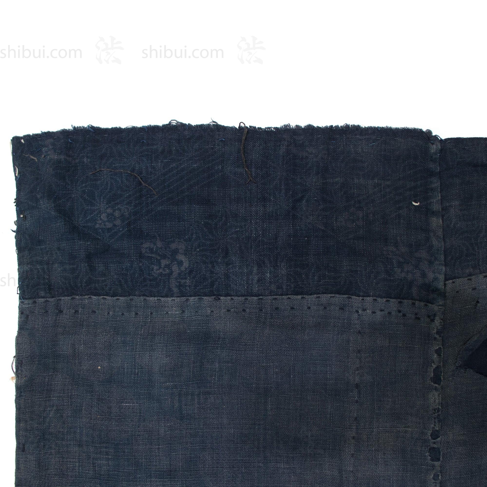 Boro Blanket with 3 panels | Japanese Indigo