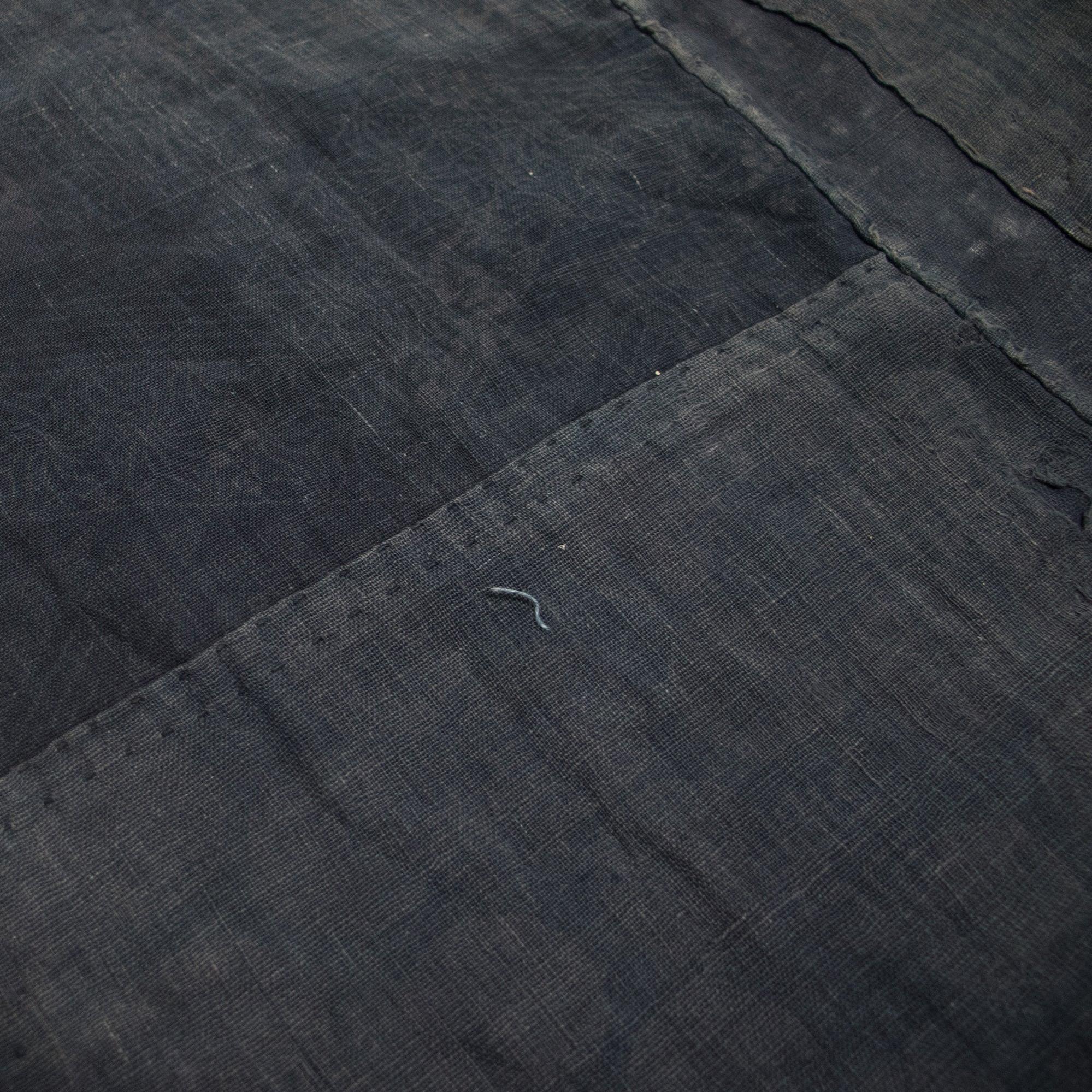 Boro Blanket with 3 panels | Japanese Indigo