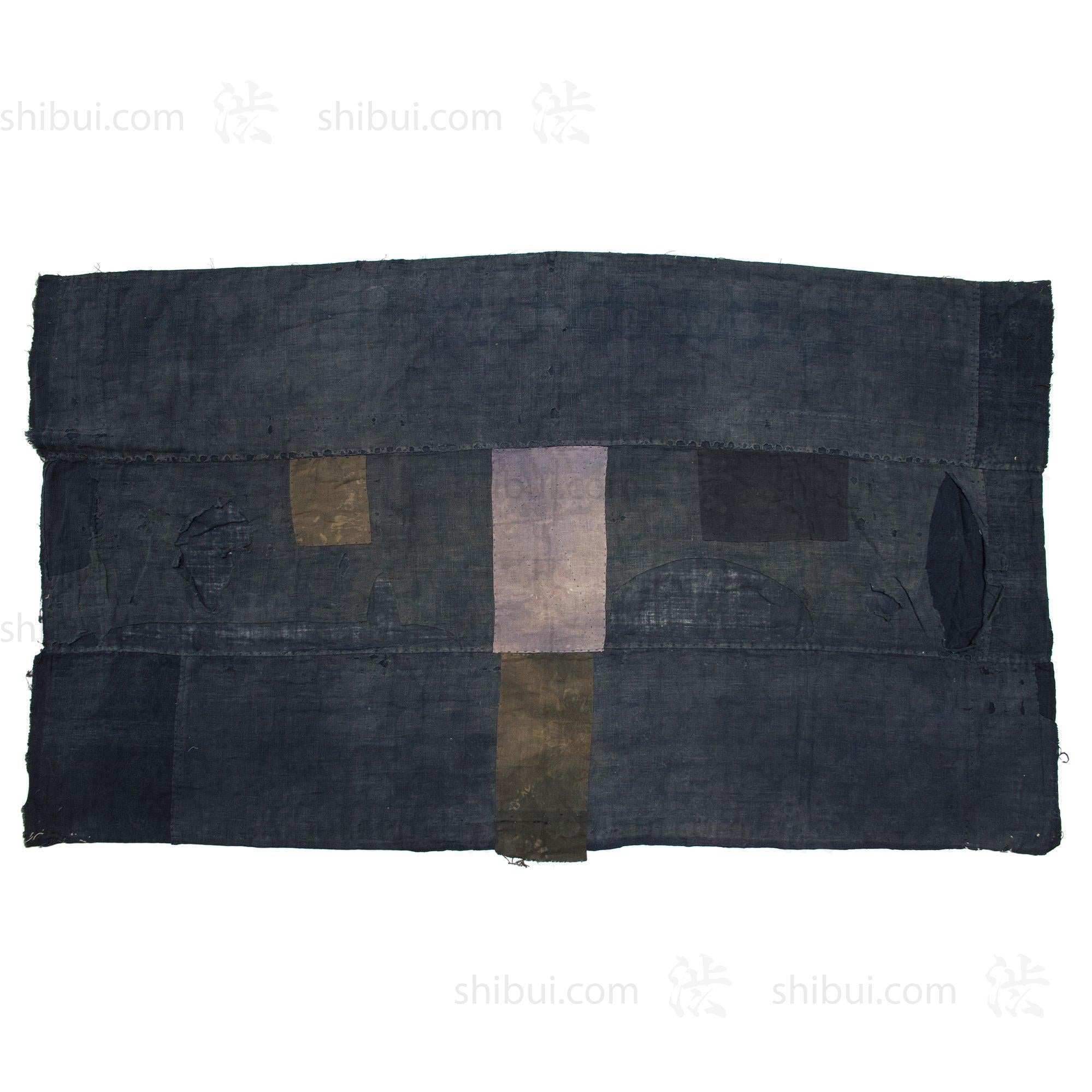 Boro Blanket with 3 panels | Japanese Indigo