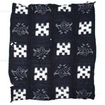 E-gasuri Crane Sheet | Antique Japanese Indigo