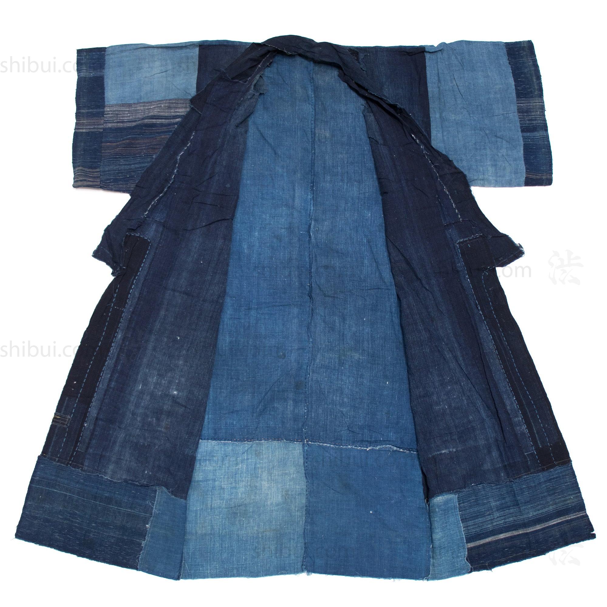 Vintage Indigo Cotton Zanshiori Boro Yogi