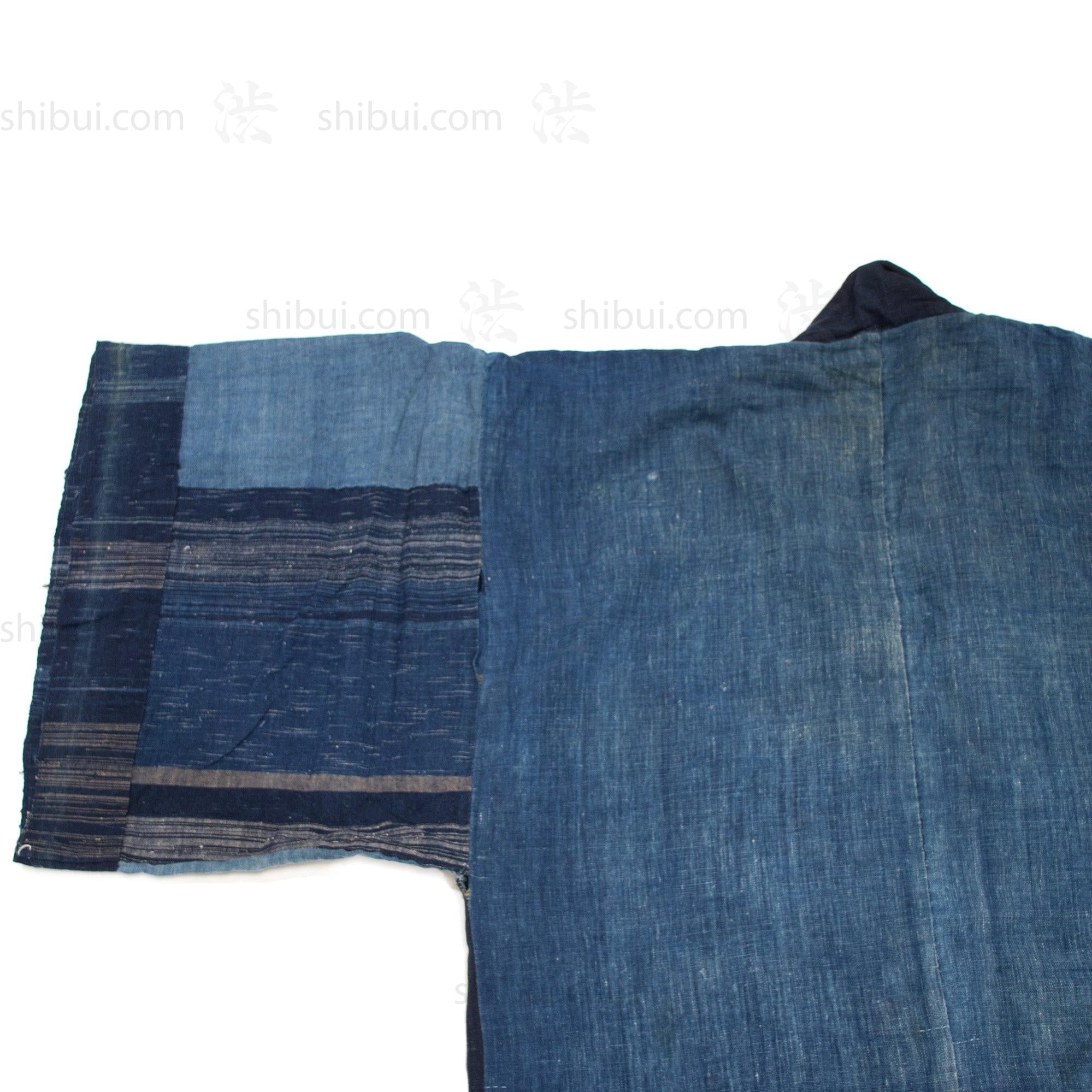 Vintage Indigo Cotton Zanshiori Boro Yogi