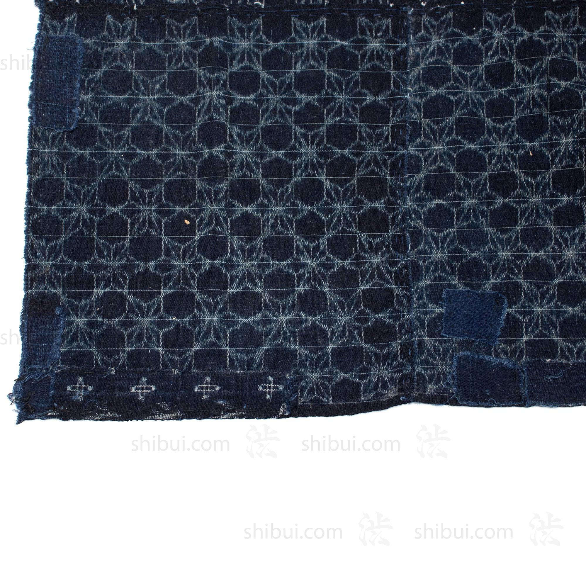 Asanoha Indigo Kasuri Sheet
