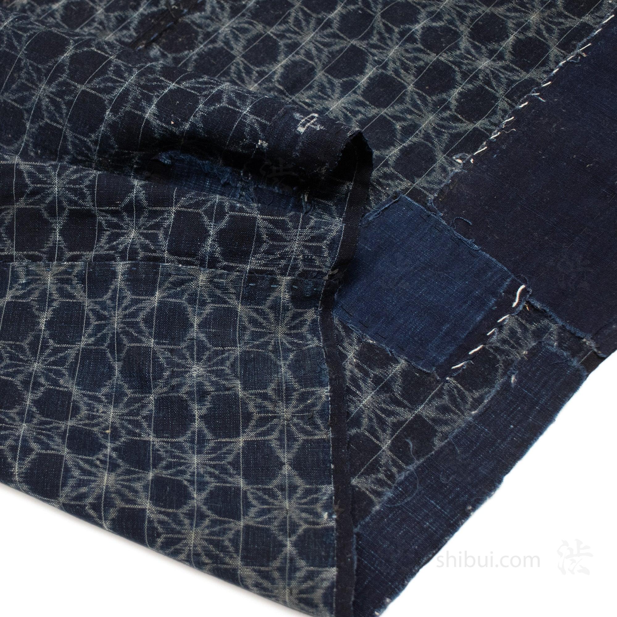 Asanoha Indigo Kasuri Sheet