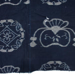 E-Gasuri Futonji with Moneybags | Japanese Indigo