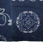 E-Gasuri Futonji with Moneybags | Japanese Indigo