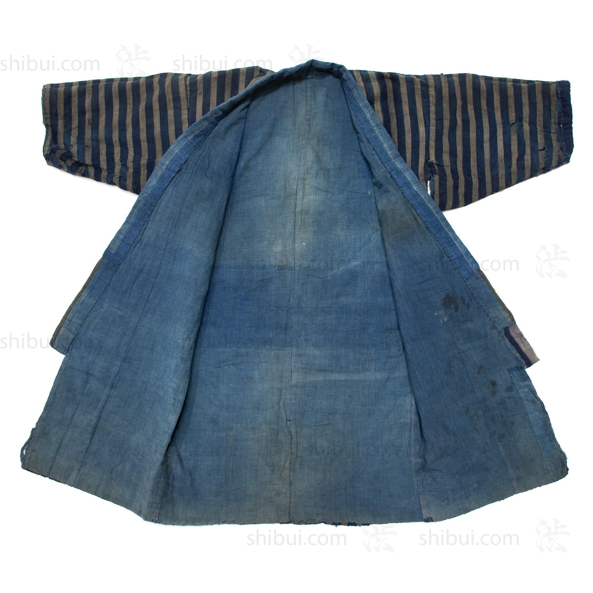 Small Shima Noragi | Japanese Indigo Folk Jacket
