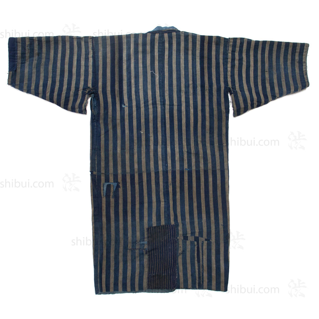 Small Shima Noragi | Japanese Indigo Folk Jacket – Shibui Japanese