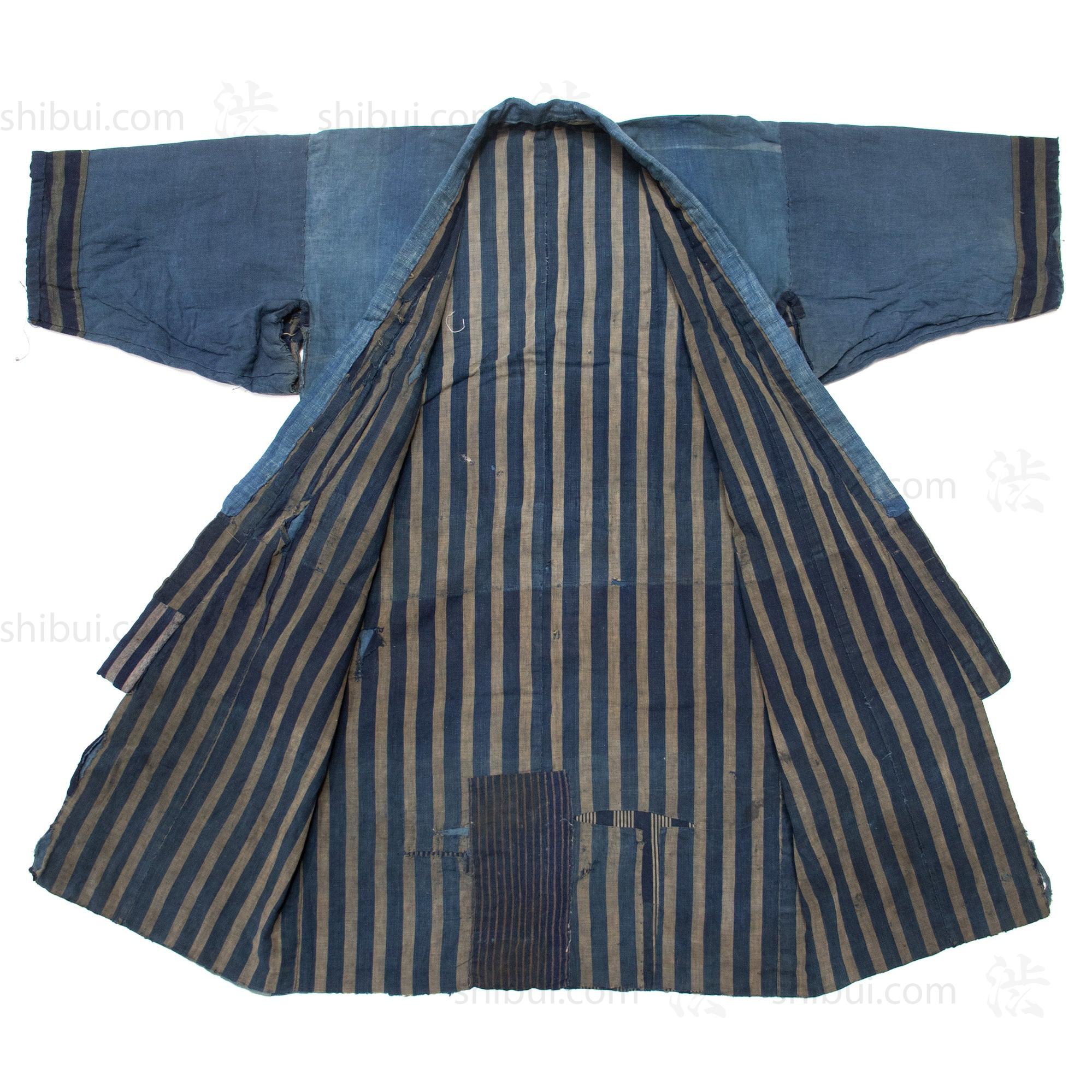 Small Shima Noragi | Japanese Indigo Folk Jacket