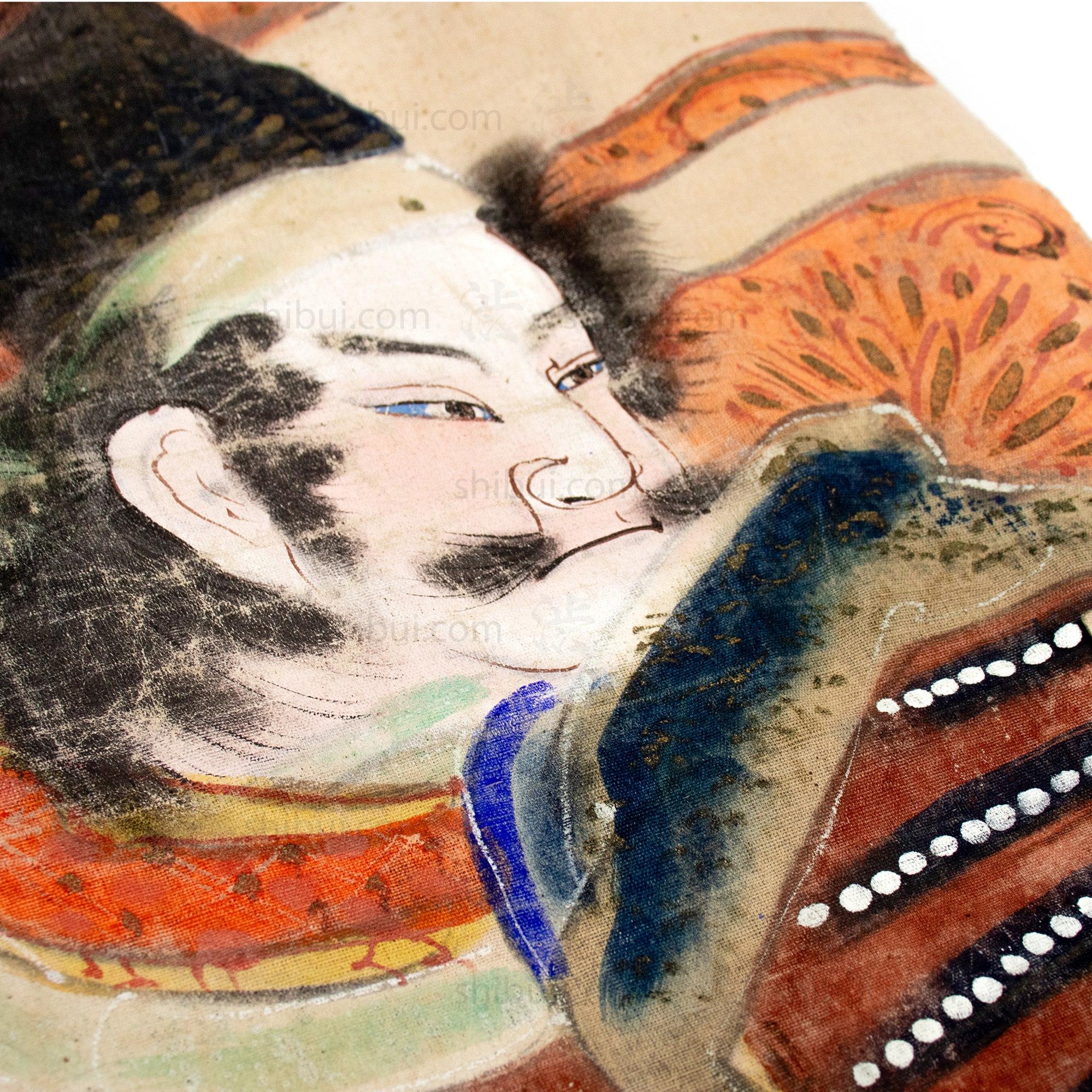 Nobori - Boys Day Banner Set of 2 | Empress Jingu, Her Son and Advisors