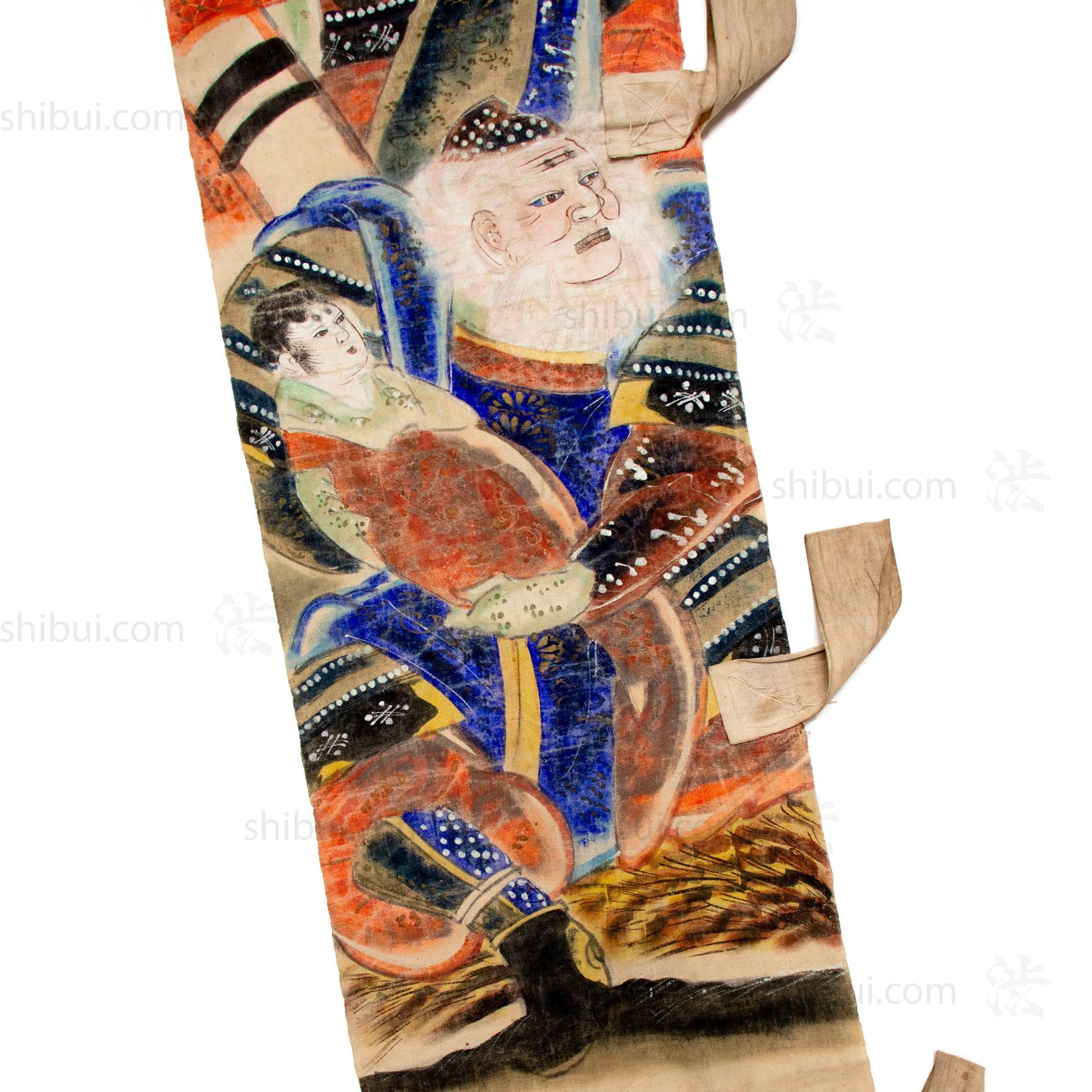 Nobori - Boys Day Banner Set of 2 | Empress Jingu, Her Son and Advisors