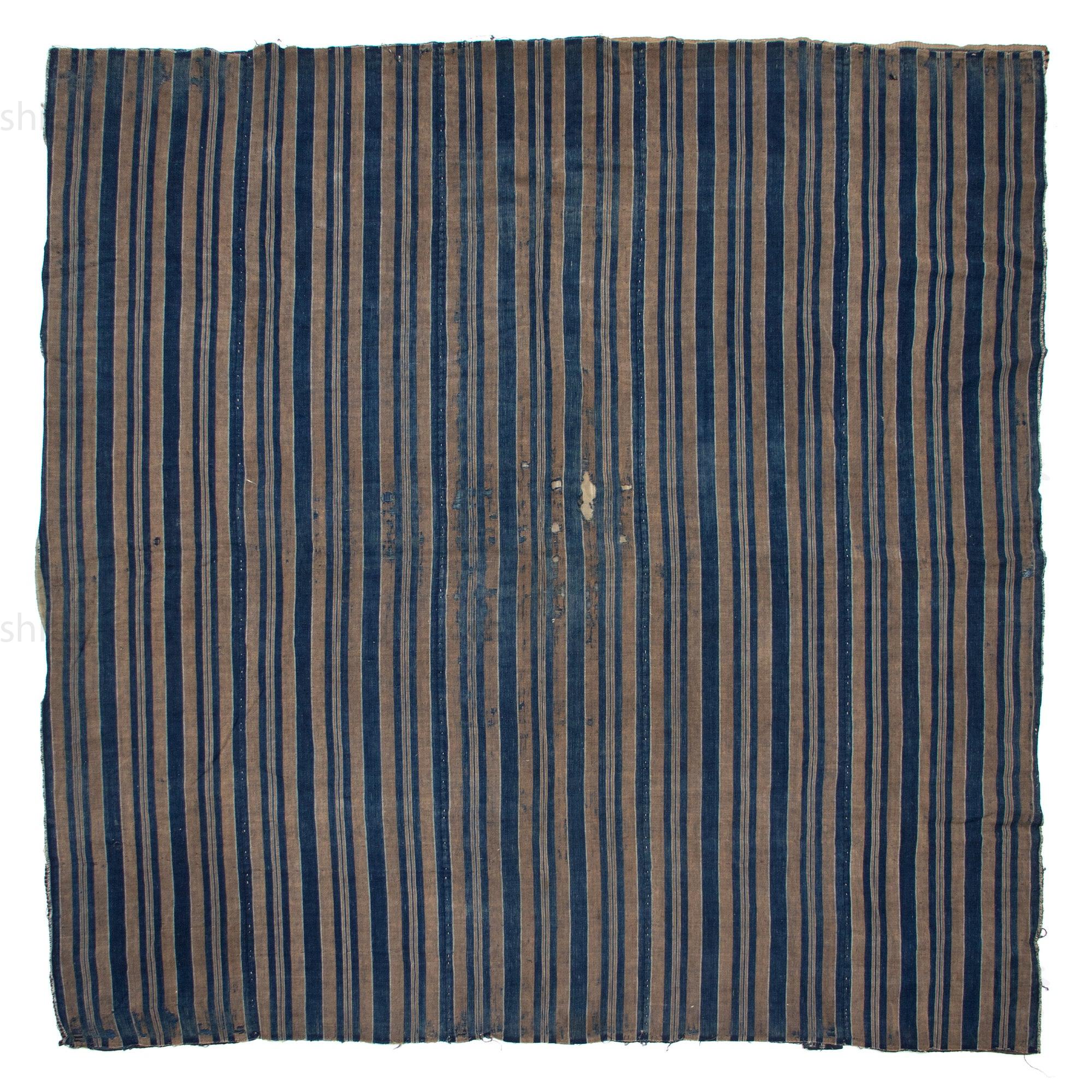 Boro Multilayer Blanket Made From Shima |  Japanese Indigo