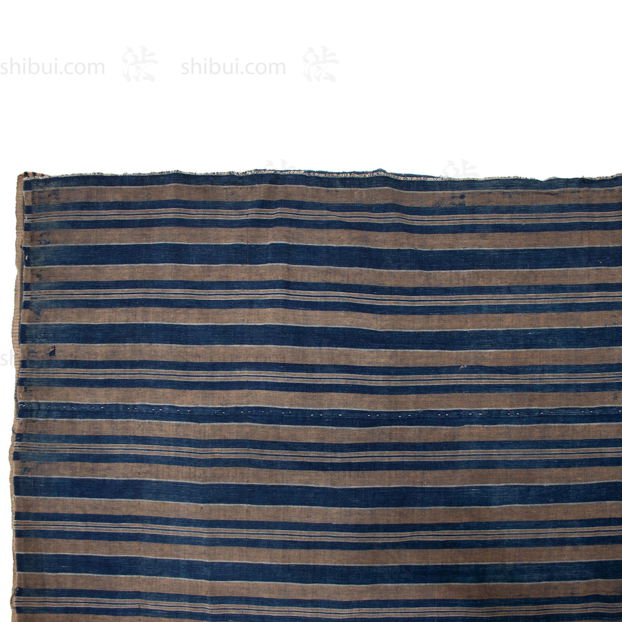 Boro Multilayer Blanket Made From Shima |  Japanese Indigo
