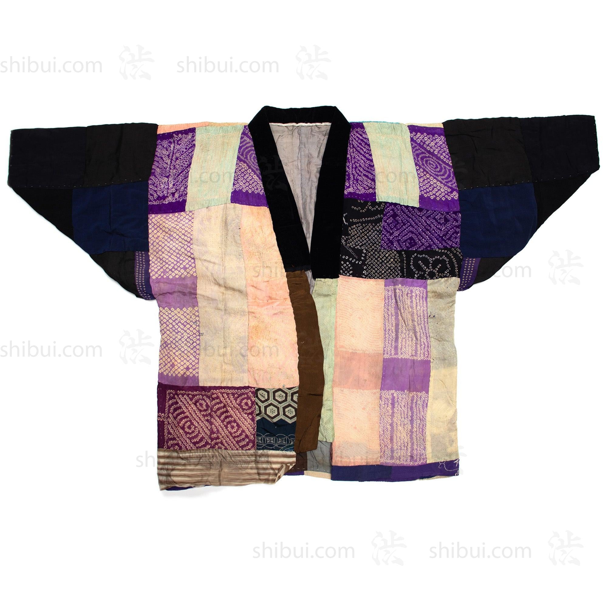 Yosegire Hanjuban with Shibori