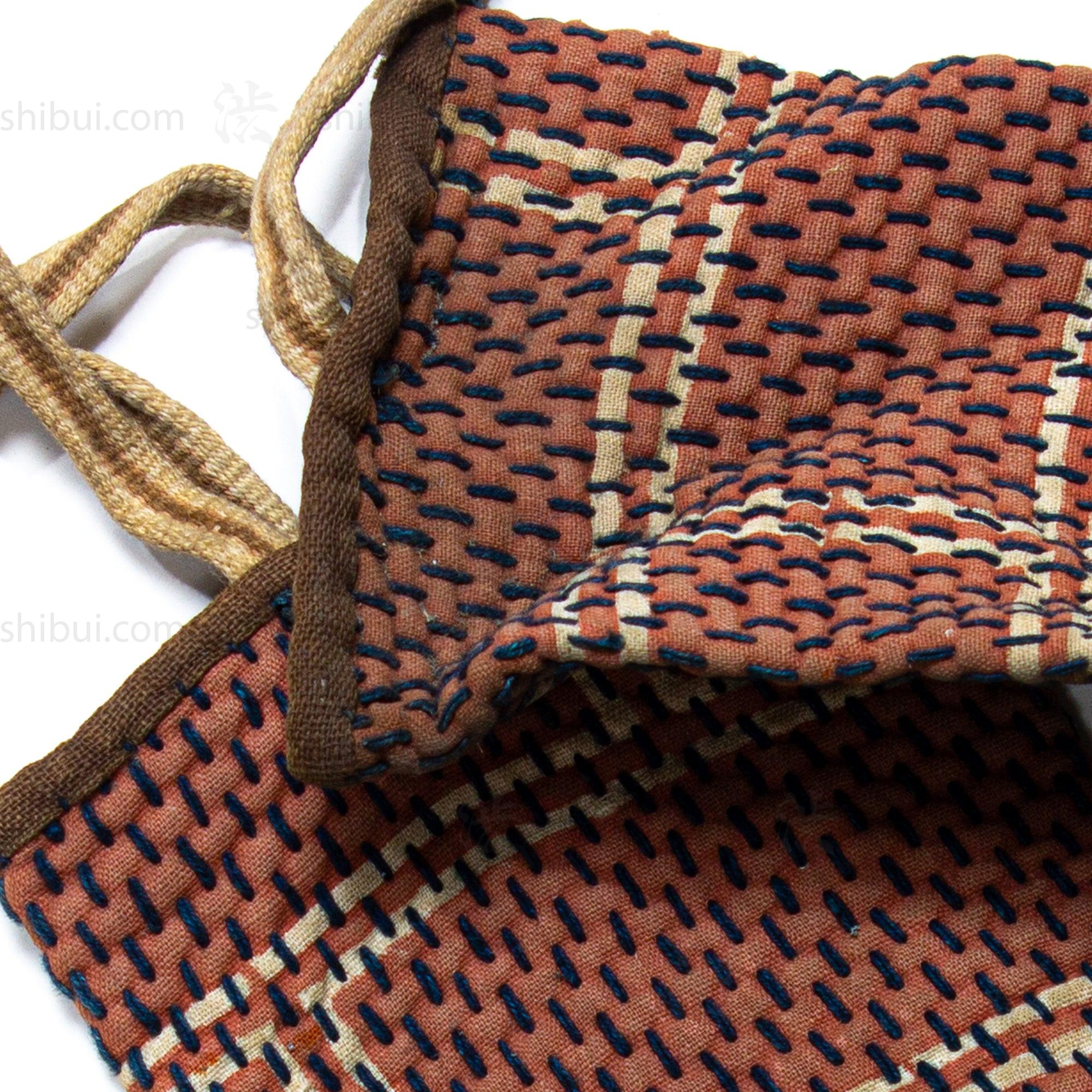 Sashiko Quilted Japanese 19th Century Fireman's Gloves