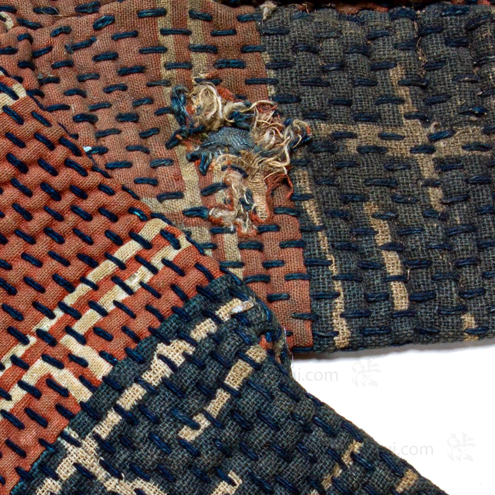 Sashiko Quilted Japanese 19th Century Fireman's Gloves