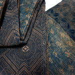 Katazome Boro Futonji -Japanese Indigo Futon Cover