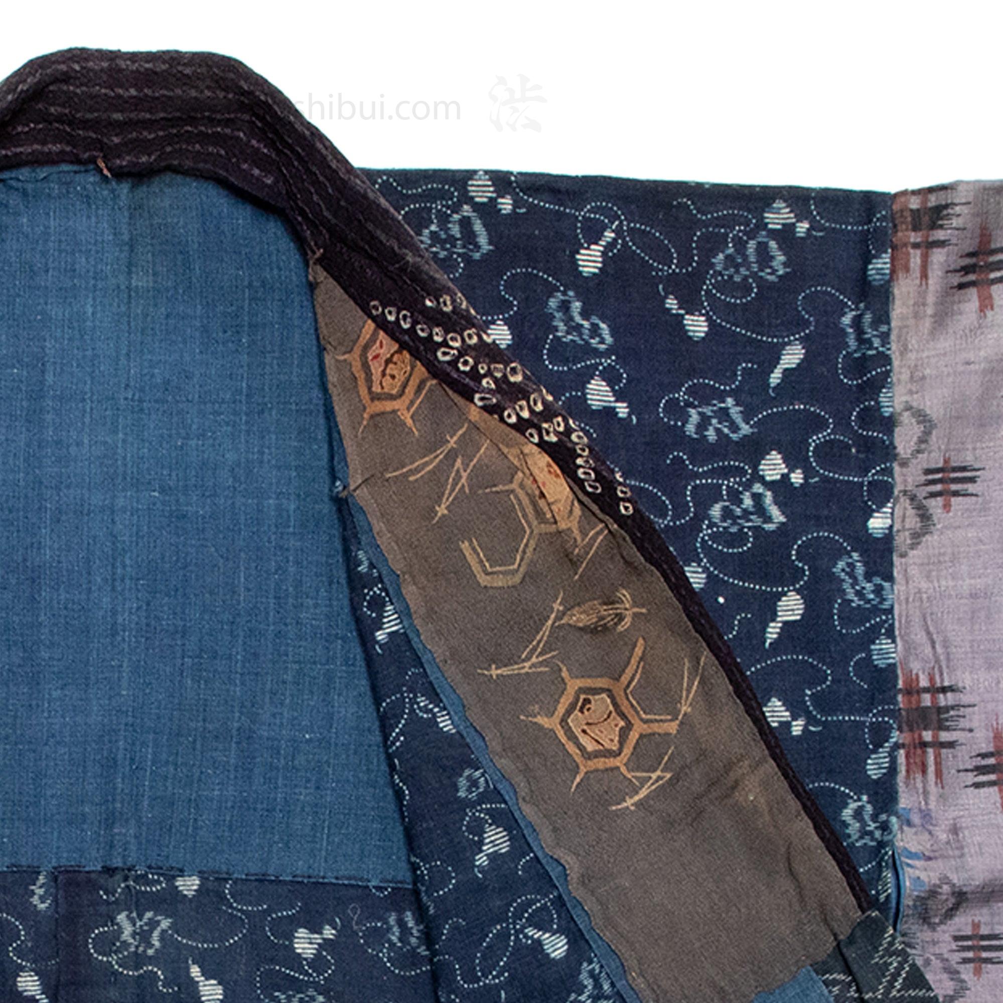 Yosegire Hanjuban with Katazome and Kasuri