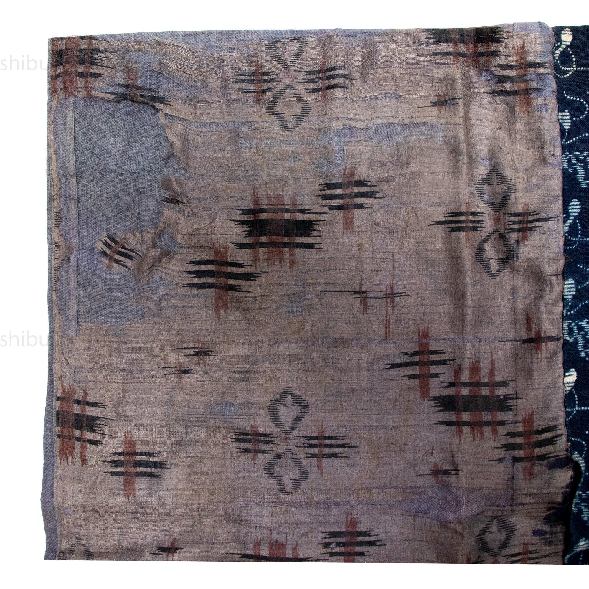 Yosegire Hanjuban with Katazome and Kasuri