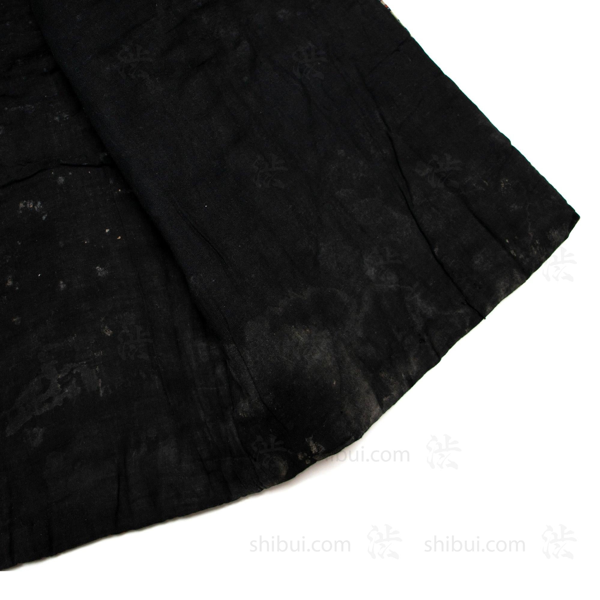 Quilted Chintz Pattern Kimono with Coin and Lucky Symbols