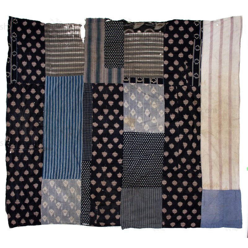 Vintage Japanese Indigo Boro Futonji