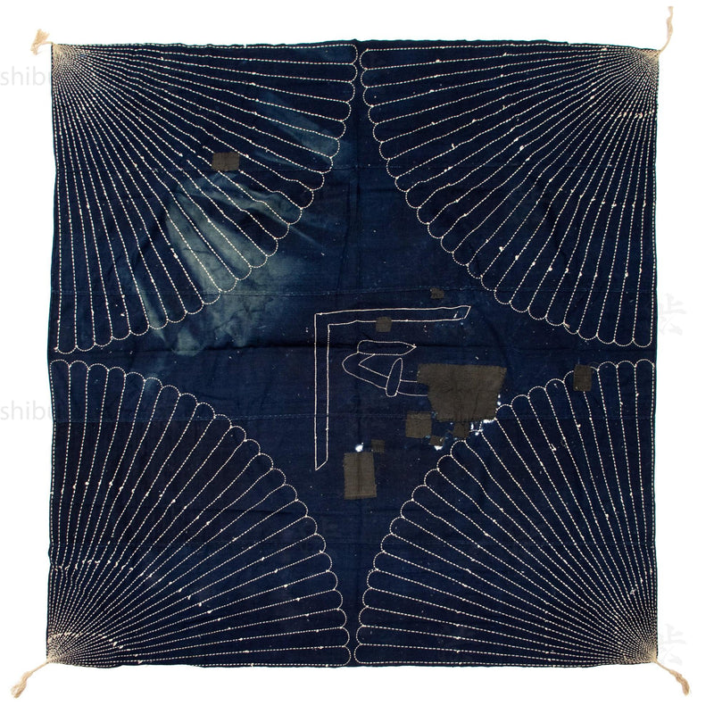 Indigo Sashiko Furoshiki